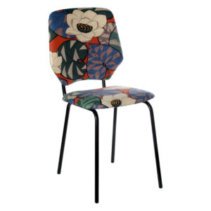 vintage stoel uit de jaren 70 herontworpen; kwaliteitswerk en unieke creatie gemaakt in België