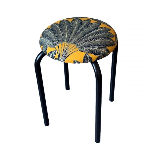 Tabouret n°45 Arbre du Voyageur Curry - VENDU