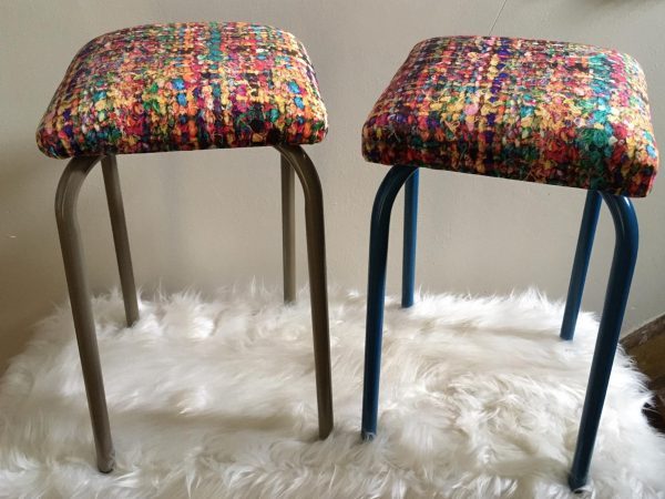 Tabouret n°18 Velvet Color - VENDU – Image 3